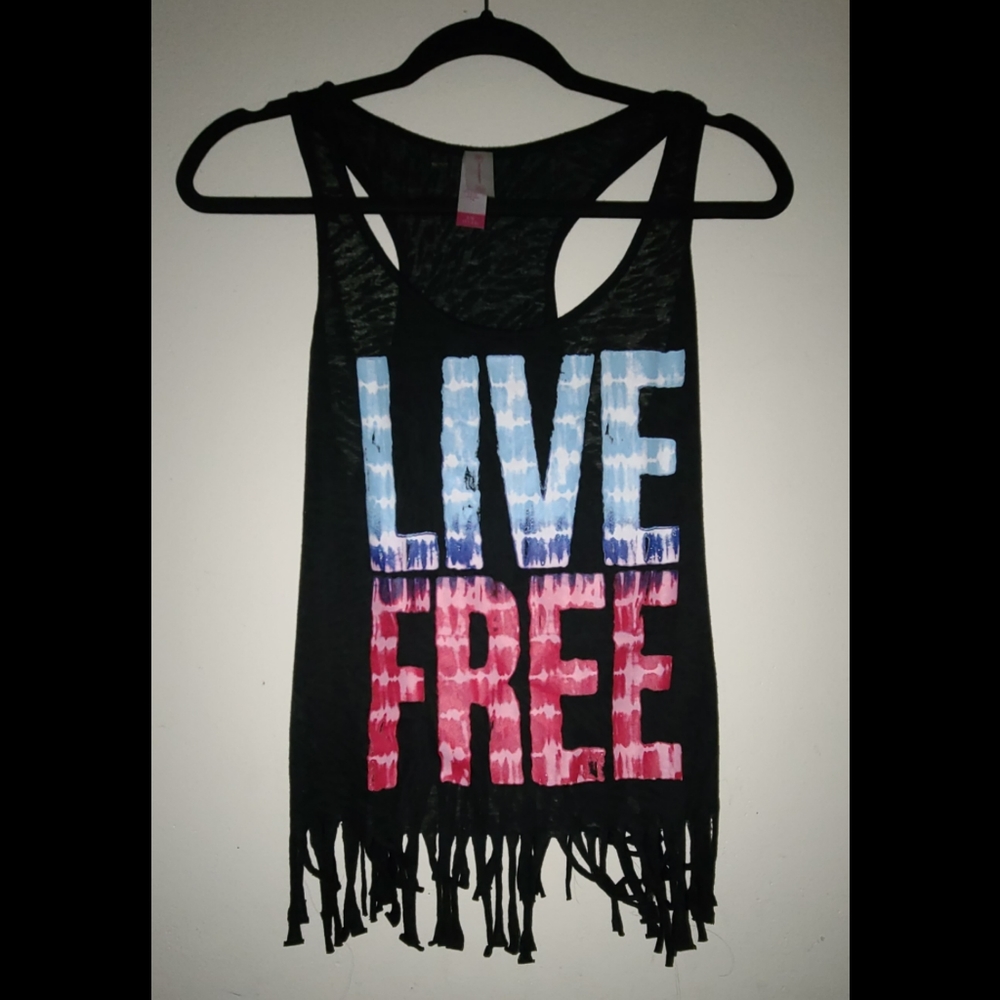 Live free tank top